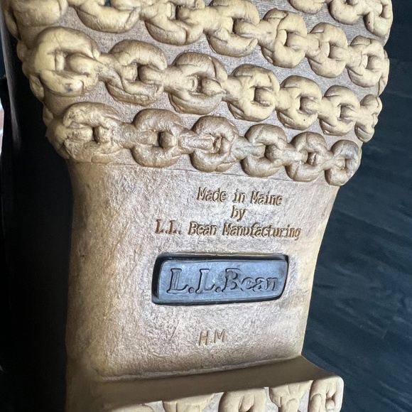 L.L. Bean Men’s Leather Rubber Shearling Lined winter duck boots - Size 10 - Picture 9 of 10